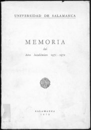 MEMORIA - Gredos - Universidad de Salamanca