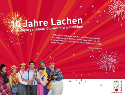10 Jahre Lachen Die Hamburger Klinik-Clowns feiern Jubiläum