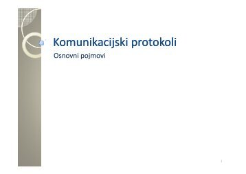 Komunikacijski protokoli