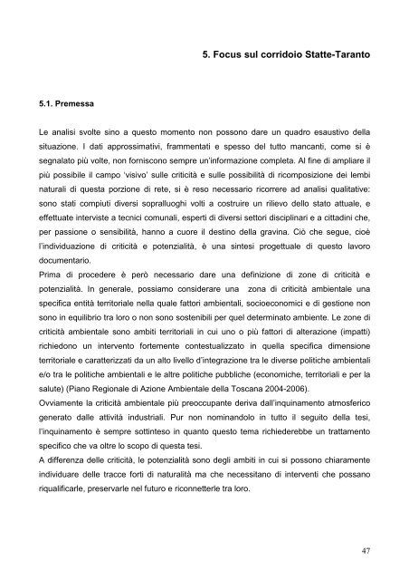 Ricerca Corso Tecnico dell'Ambiente - Scuola Edile Taranto