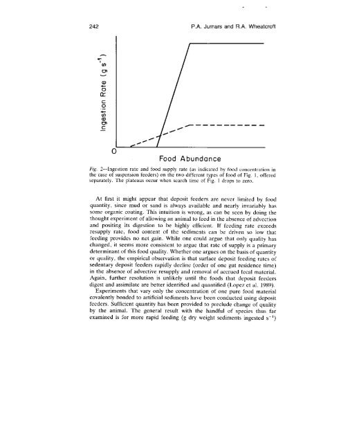 Responses of Benthos to Changing Food Quality and Quantity, with ...