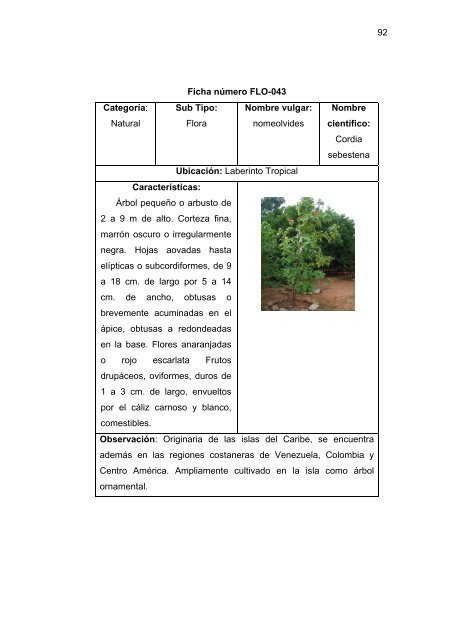 propuesta para mejorar el aprovechamiento ecoturistico de la ...