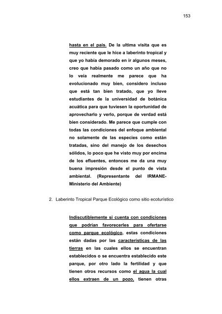 propuesta para mejorar el aprovechamiento ecoturistico de la ...