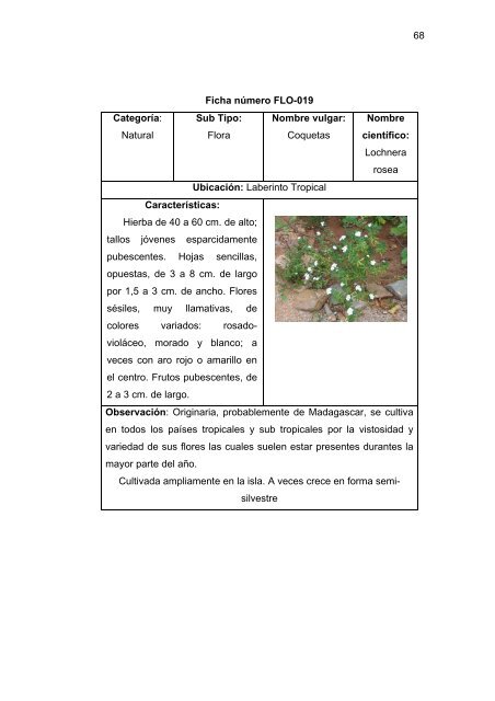 propuesta para mejorar el aprovechamiento ecoturistico de la ...