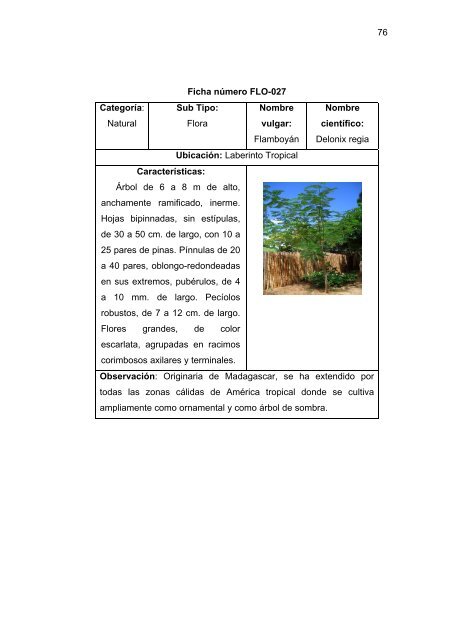 propuesta para mejorar el aprovechamiento ecoturistico de la ...