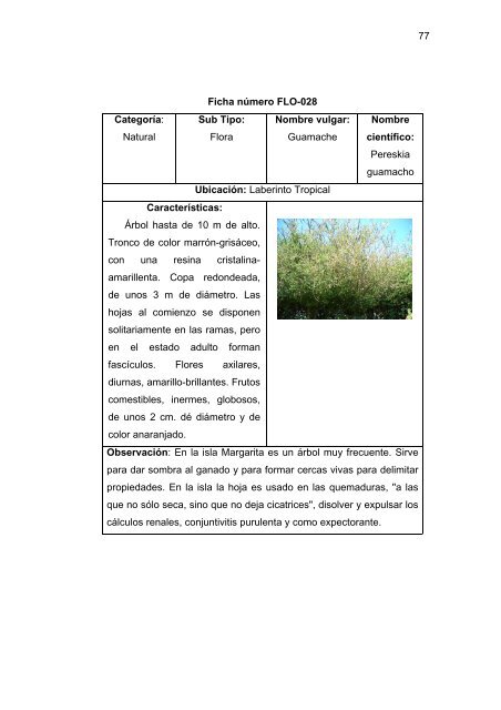 propuesta para mejorar el aprovechamiento ecoturistico de la ...