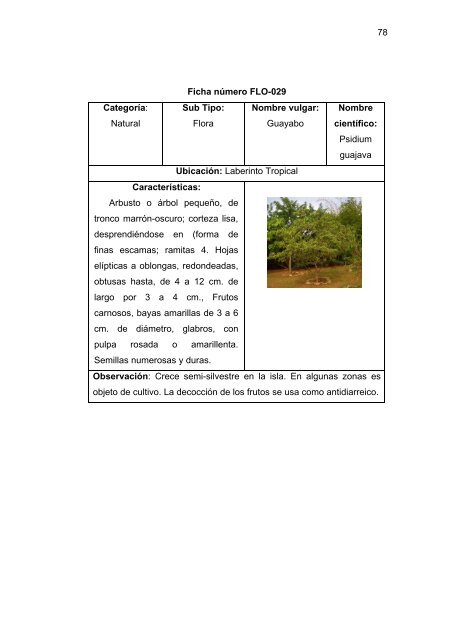 propuesta para mejorar el aprovechamiento ecoturistico de la ...