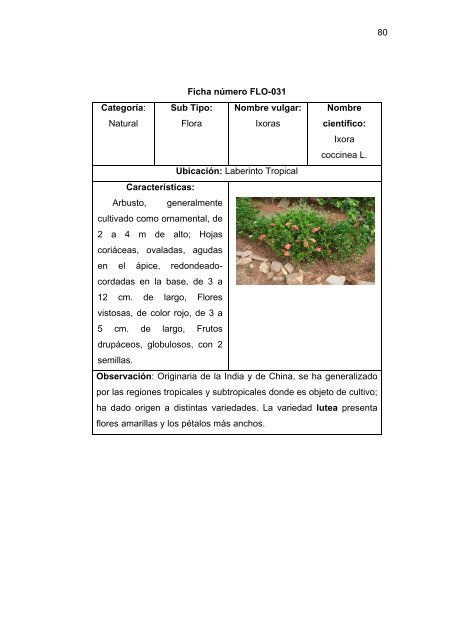 propuesta para mejorar el aprovechamiento ecoturistico de la ...