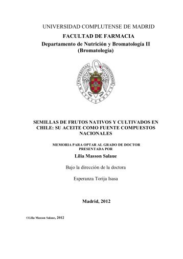 Semillas de frutos nativos y cultivados en Chile - E-Prints ...