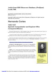 Hernando Cortes (700L) - GeorgiaStandards.org