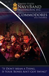 U.S. Navy Band Commodores' trombone section clinic