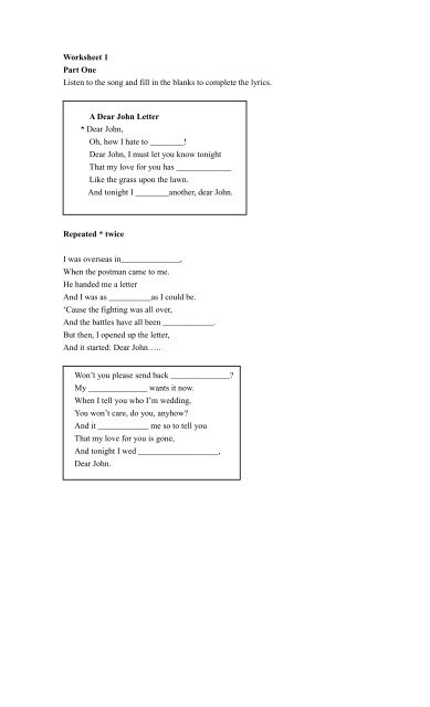 Lesson Plan: Language Arts: Poetry/Song: Ballads
