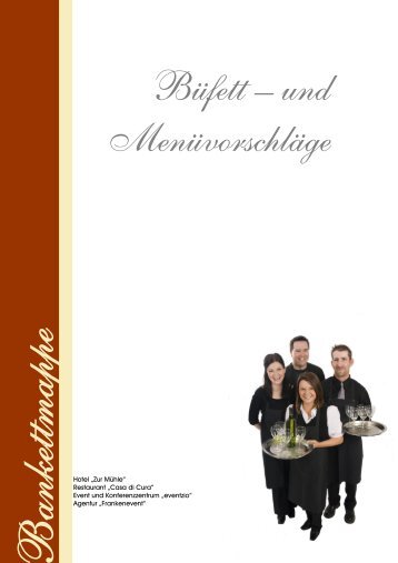 Bankettmappe - Menü-und Büfettvorschläge - Hotel Hartls ...