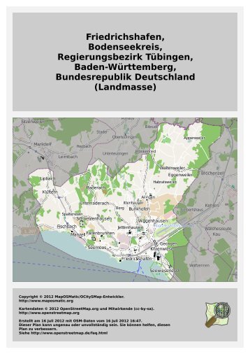 Friedrichshafen, Bodenseekreis, Regierungsbezirk ... - MapOSMatic