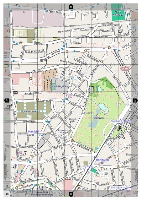 Fürth Nürnberg - MapOSMatic