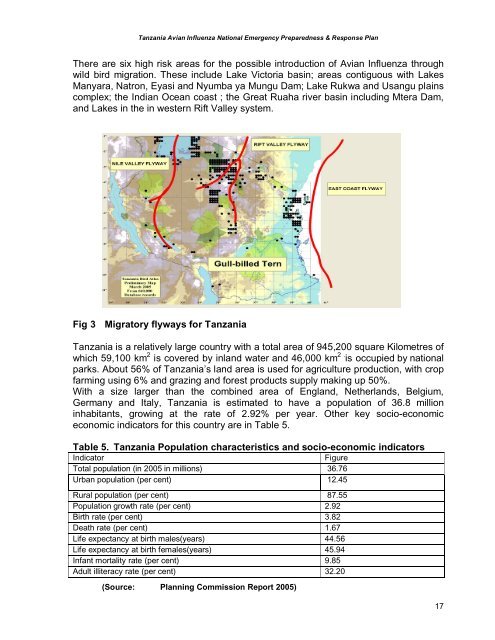 Tanzania National Plan (January 2007)[1].pdf - Avian Influenza and ...