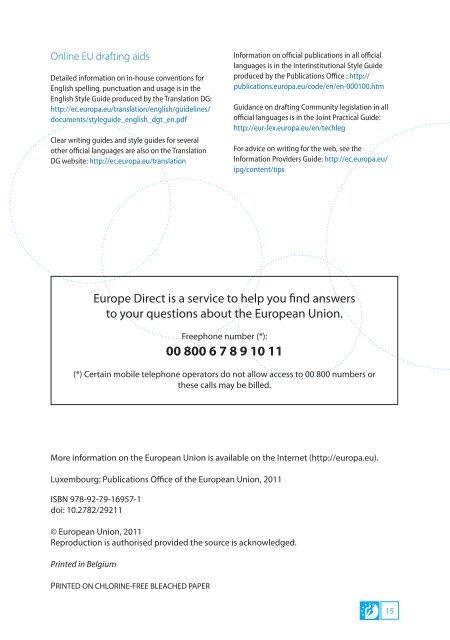 How to write clearly - European Commission - Europa