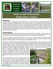 Silver Creek Streambank Stabilization Project - Great Lakes ...