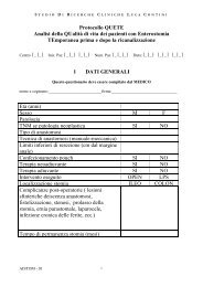 3. Schede (Case Report Form) - Aistom