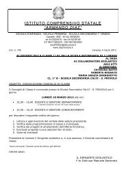 Consigli di classe, secondaria, classi prime - Istituto Comprensivo ...