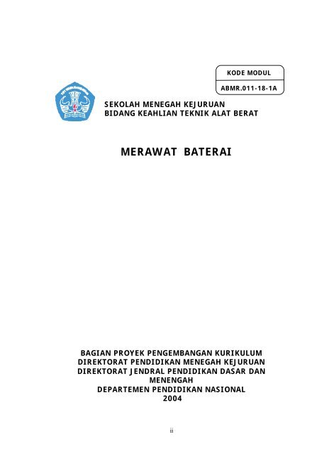 MERAWAT BATERAI - e-Learning Sekolah Menengah Kejuruan