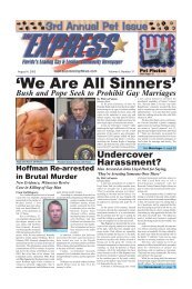 Undercover Harassment? - The Original Express Gay News