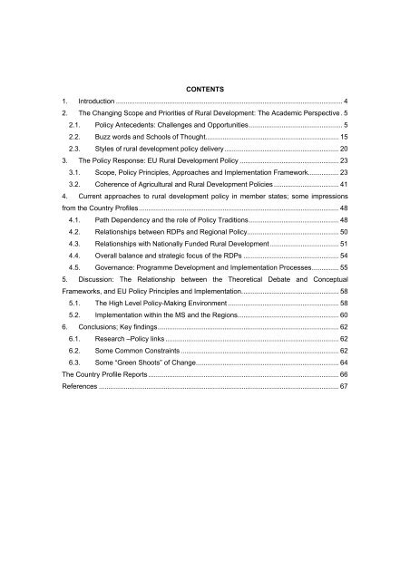 Conceptual Background and Priorities of European Rural ... - RuDI