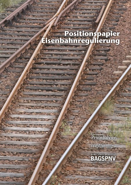 Positionspapier Eisenbahnregulierung - BAG-SPNV