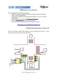 The design of a traffic light control unit Estimated total study time per ...