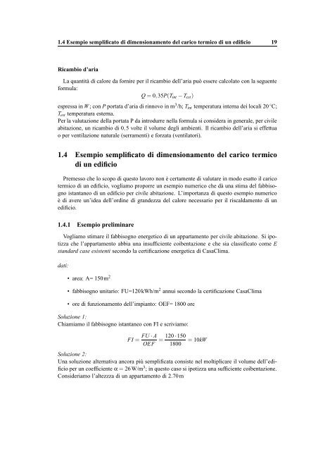 Studio geotecnico e termico di un impianto geotermico a sonda ...