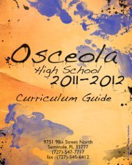 AP Options - Osceola Fundamental High School - Pinellas County ...