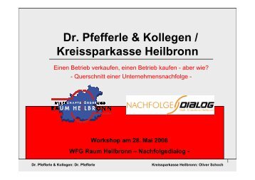 Dr. Pfefferle & Kollegen / Kreissparkasse Heilbronn