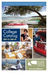 SMCC Catalog 2013 - 2014 - Southern Maine Community College