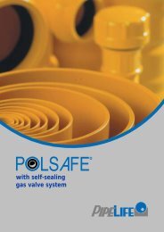 polsafe gas saddle - Pipelife