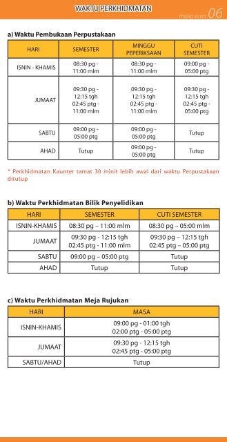 BUKU PANDUAN PERPUSTAKAAN - UTHM Library