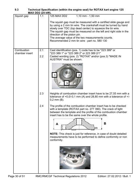 ROTAX MOJO MAX Challenge Technical Regulations ... - The FMSCI