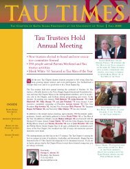 Fall 2008 (PDF) - Kappa Sigma Tau UT