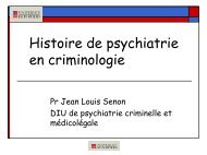 Histoire de psychiatrie en criminologie - Psychiatrie Adulte et ...