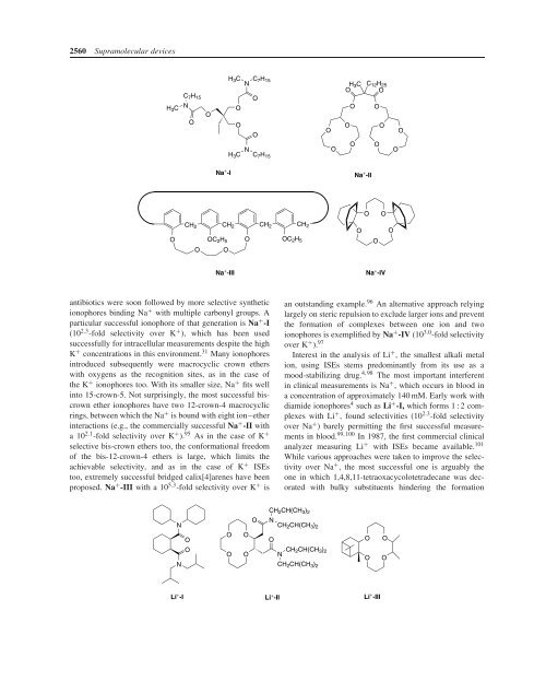 Ion-Selective Electrodes With Ionophore-Doped Sensing Membranes