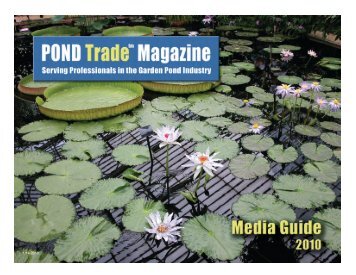 POND Trade Magazine is independently owned. Our sole focus.