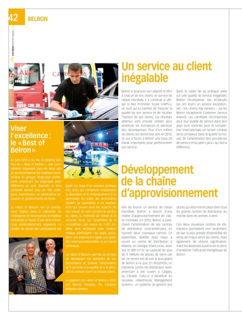 Rapport annuel complet en pdf - D'Ieteren Annual Report 2010