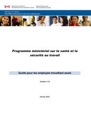 Guide sur le travail seul