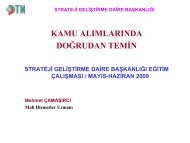 KAMU ALIMLARINDA DOÄRUDAN TEMÄ°N