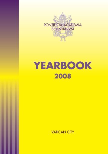 yearbook 2008 - Pontifical Academy of Sciences