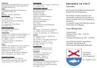 Information von A bis Z - Gemeinde BÃ¶rgerende-Rethwisch