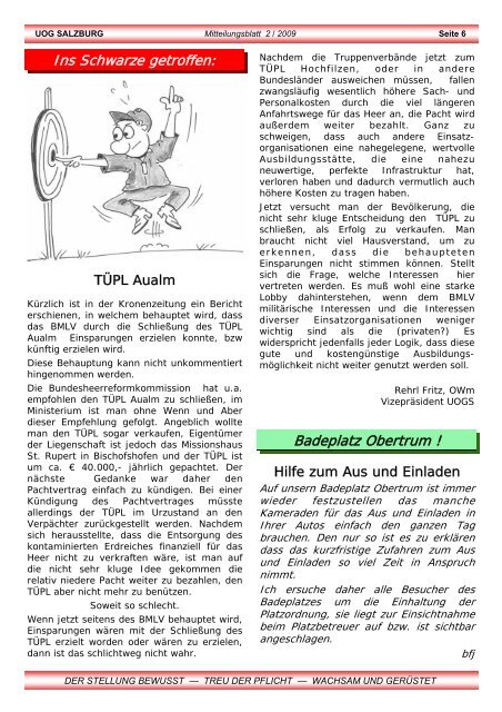 Zeitung 02/2009 - UOG - Salzburg