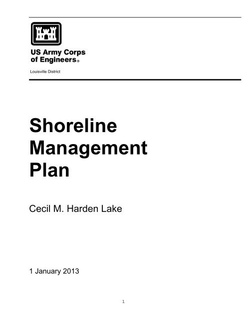 Shoreline Management Plan - Louisville District - U.S. Army