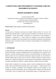 a arquitetura como procedimento eo diagrama como seu ...