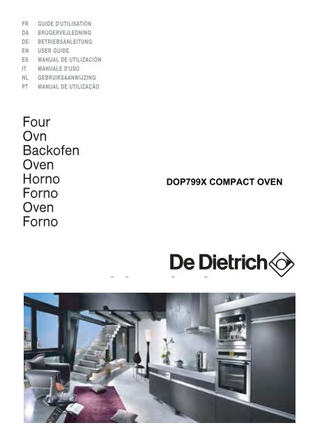 Four Ovn Backofen Oven Horno Forno Oven Forno - De Dietrich