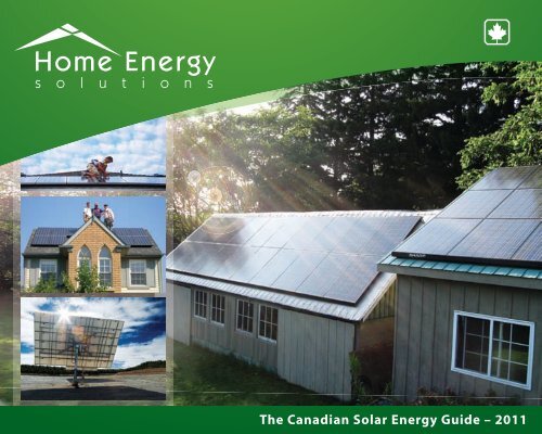 The Canadian Solar Energy Guide â€“ 2011 - Home Energy Solutions